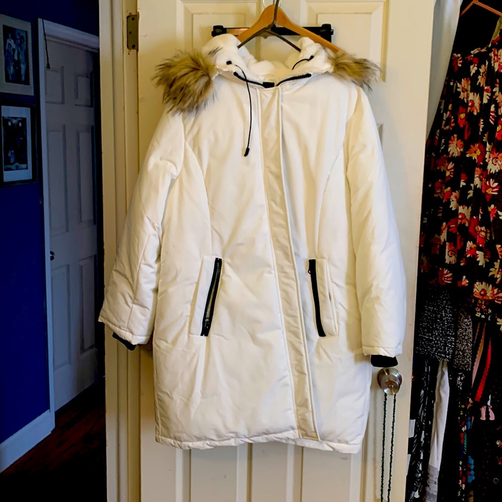 Lane Bryant 18/20 White Winter Jacket